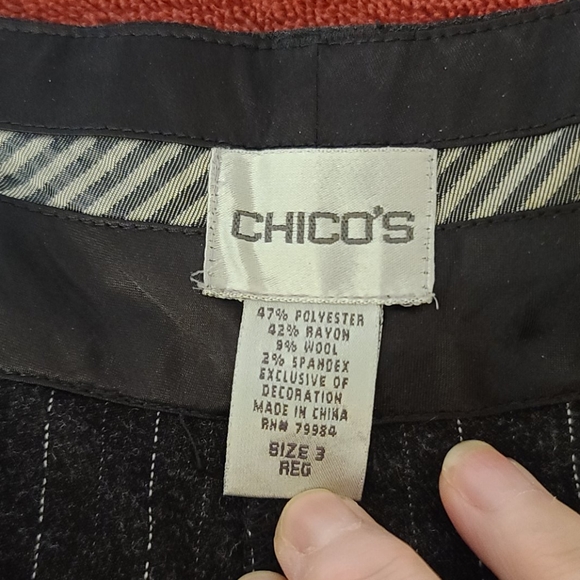NWOT Chico's Wool Blend Dress Slacks - Picture 4 of 4